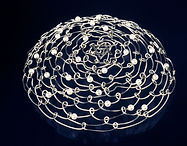 silver wire with pearls